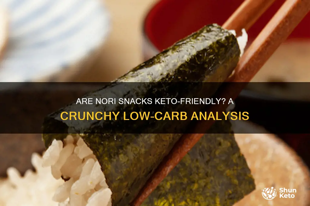 are nori snacks keto