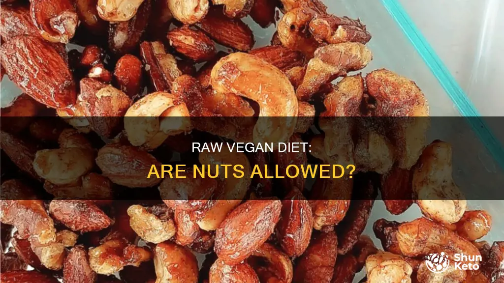 are nuts included in the raw vegan diet