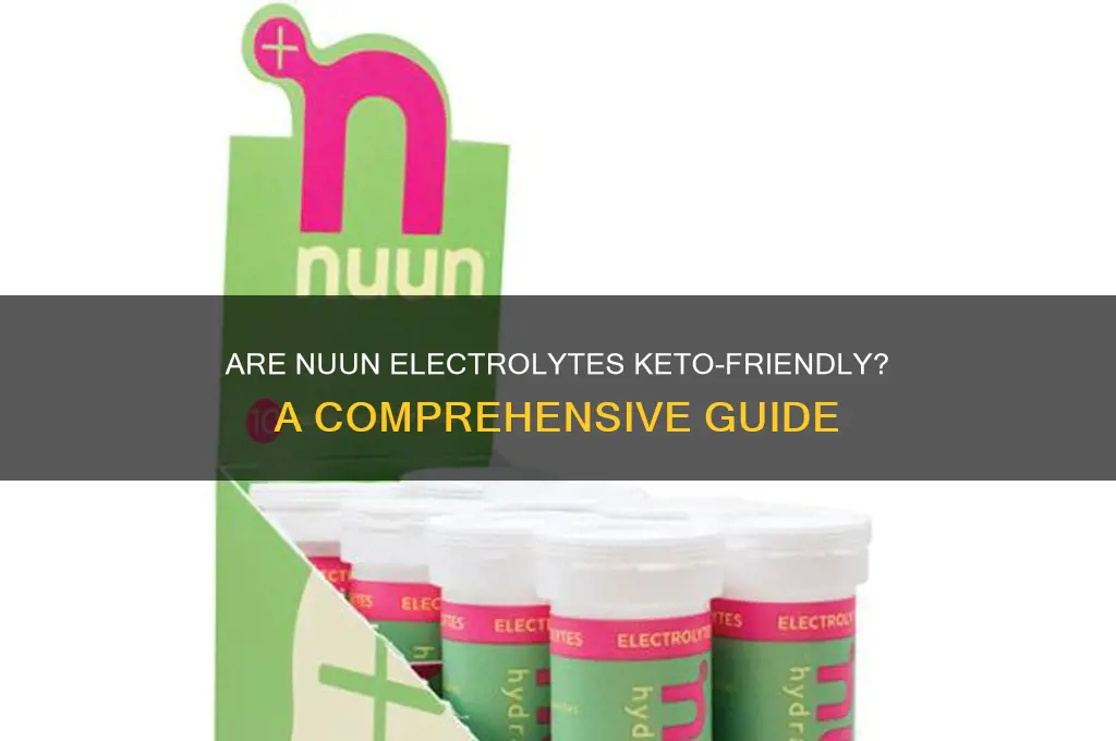 are nuun electrolytes keto