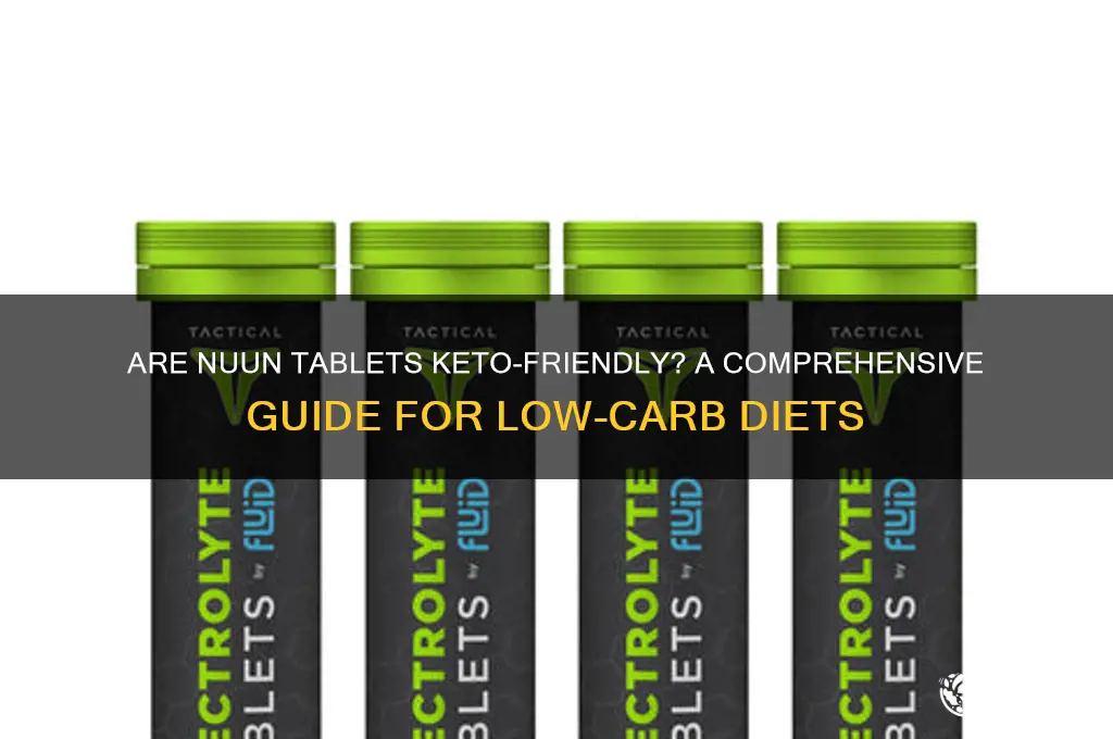 are nuun tablets keto