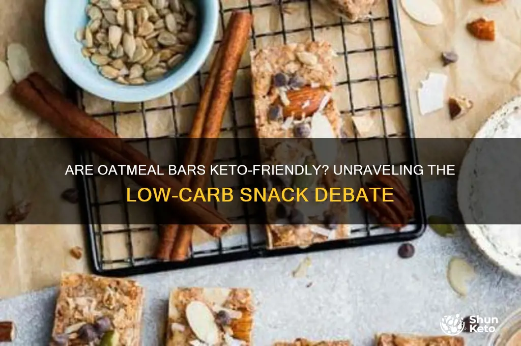 are oatmeal bars keto