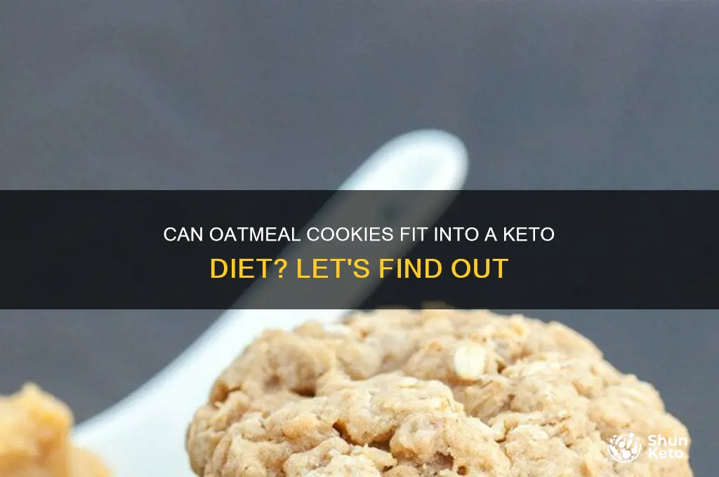 are oatmeal cookies keto