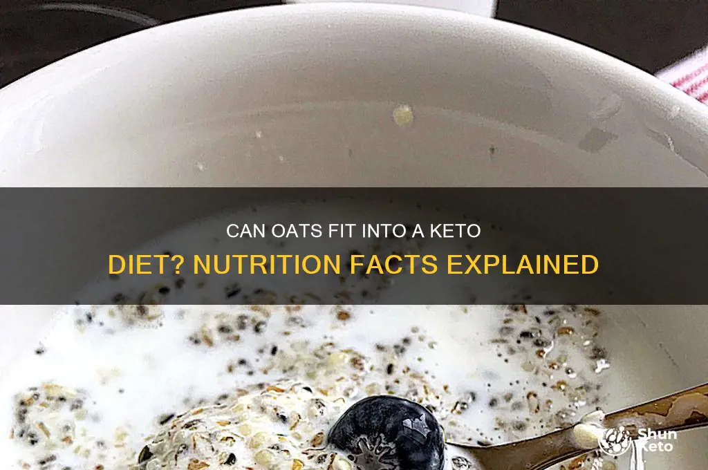 are oats part of the keto diet