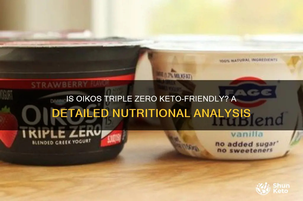 are oikos triple zero keto