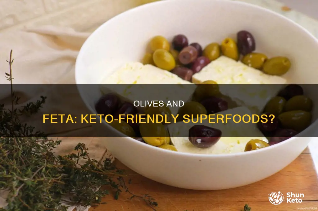 are olives and feta cheese keto