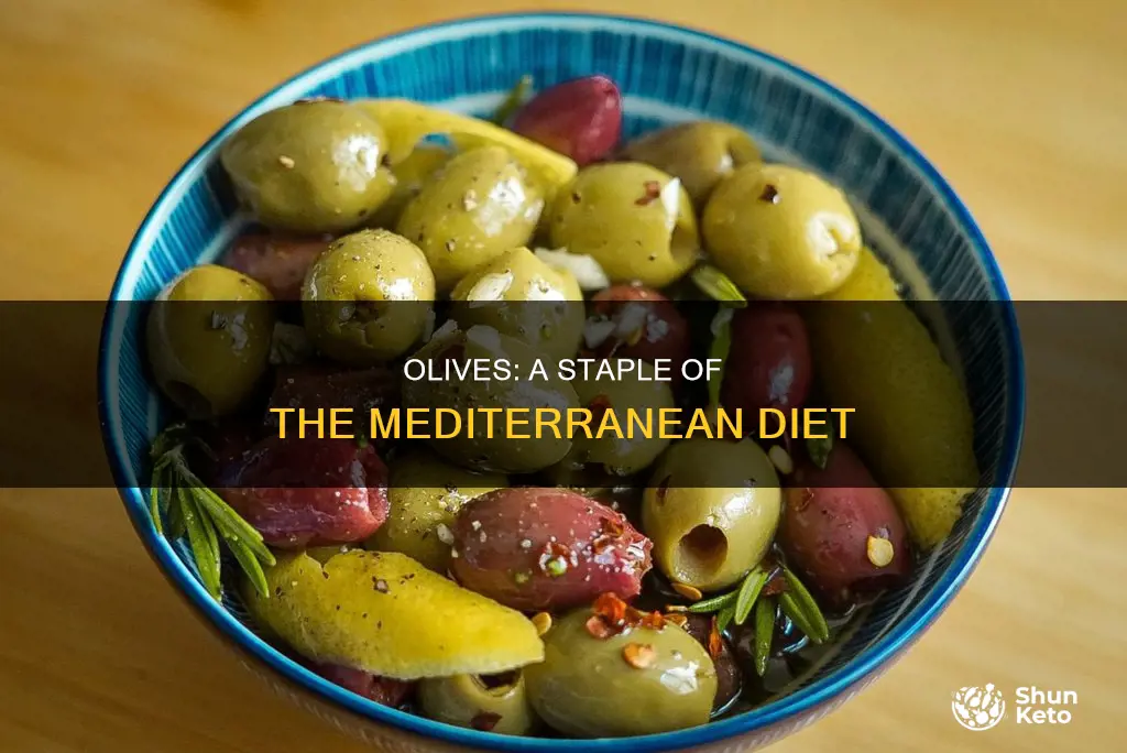 are olives on the mediterranean diet
