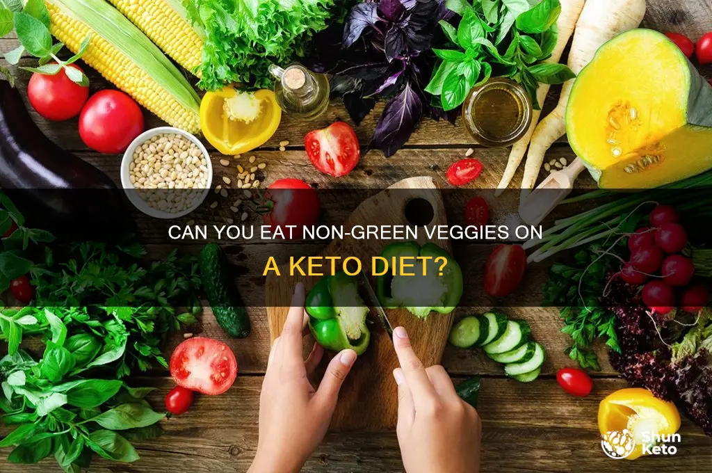are only green vegetables allowed on keto diet