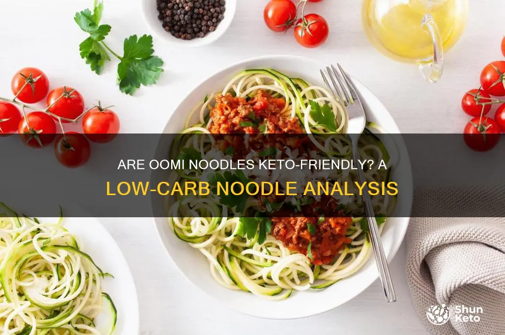 are oomi noodles keto