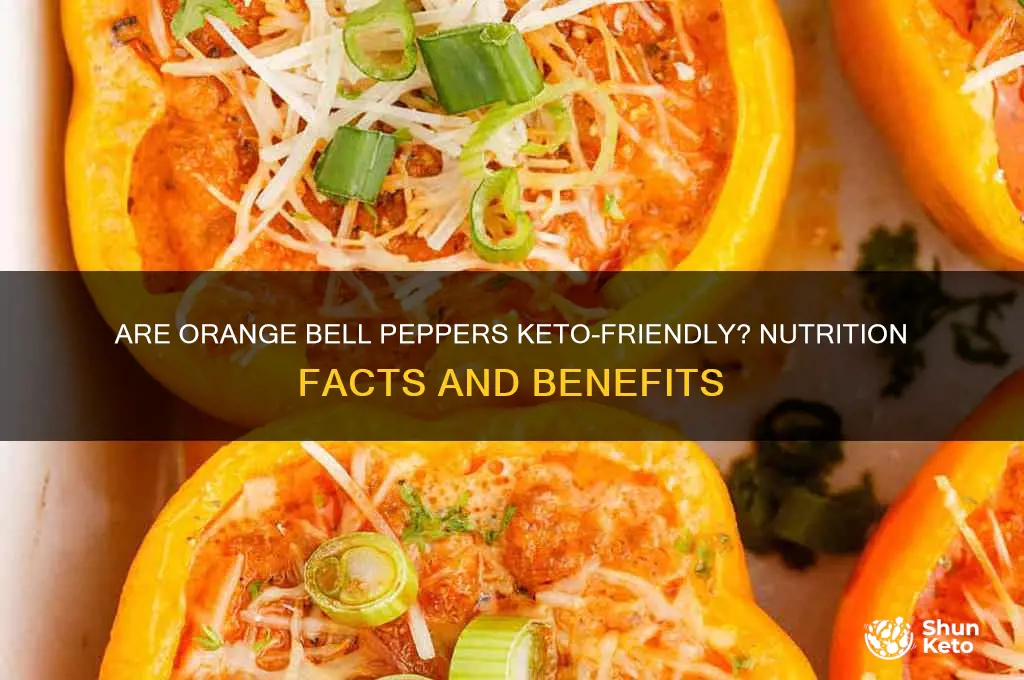 are orange bell peppers keto