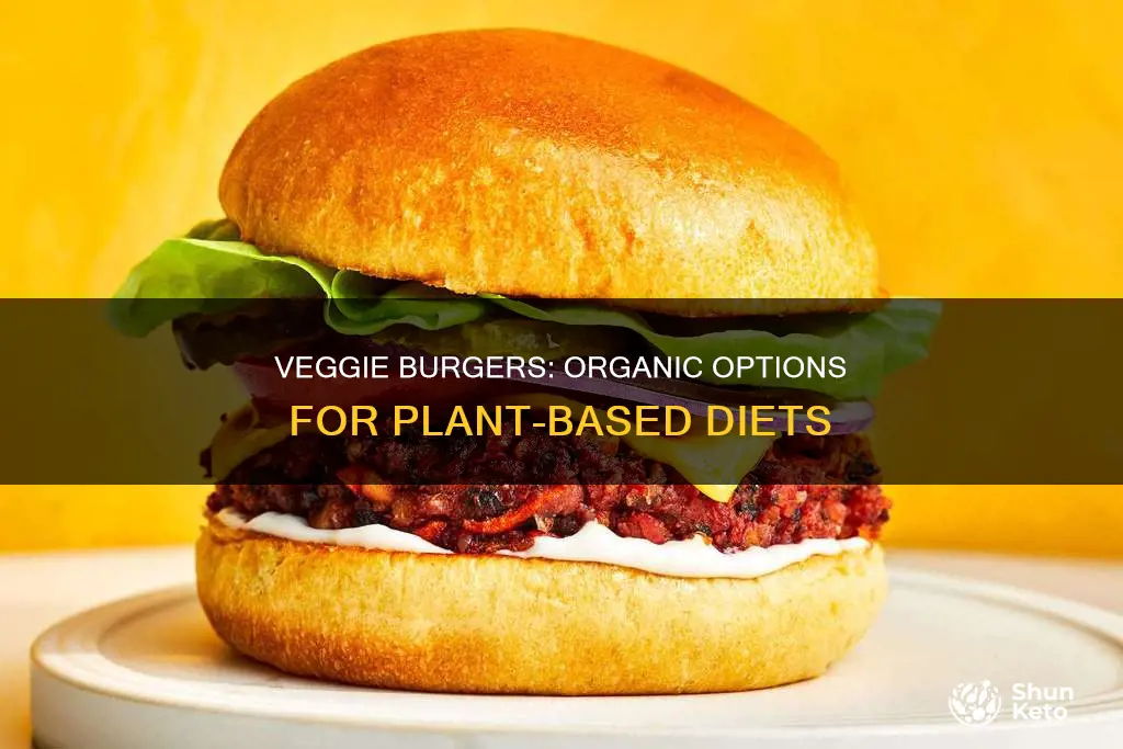 are organic veggie burgers ok on plant based diet