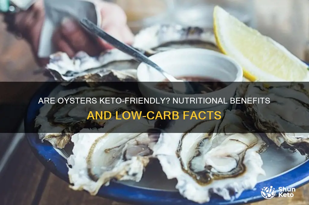 are oysters keto