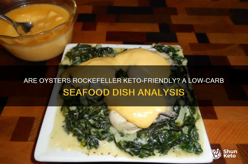 are oysters rockefeller keto