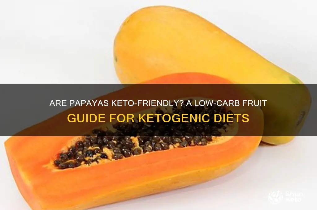 are papayas keto