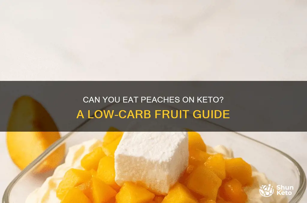 are peaches on keto
