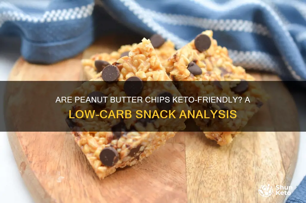 are peanut butter chips keto