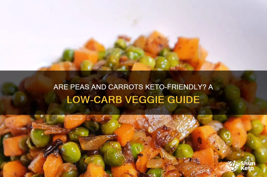 are peas and carrots keto
