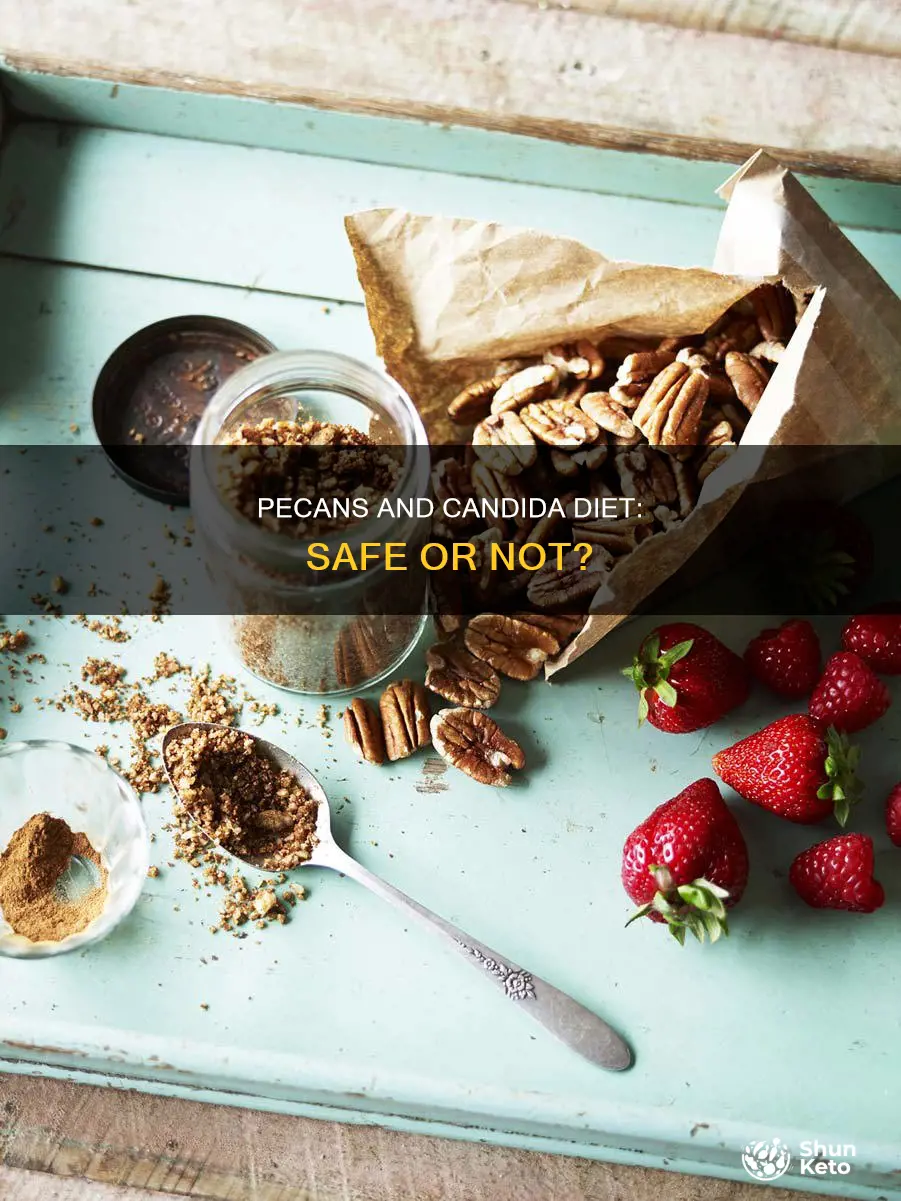 are pecans ok for candida diet