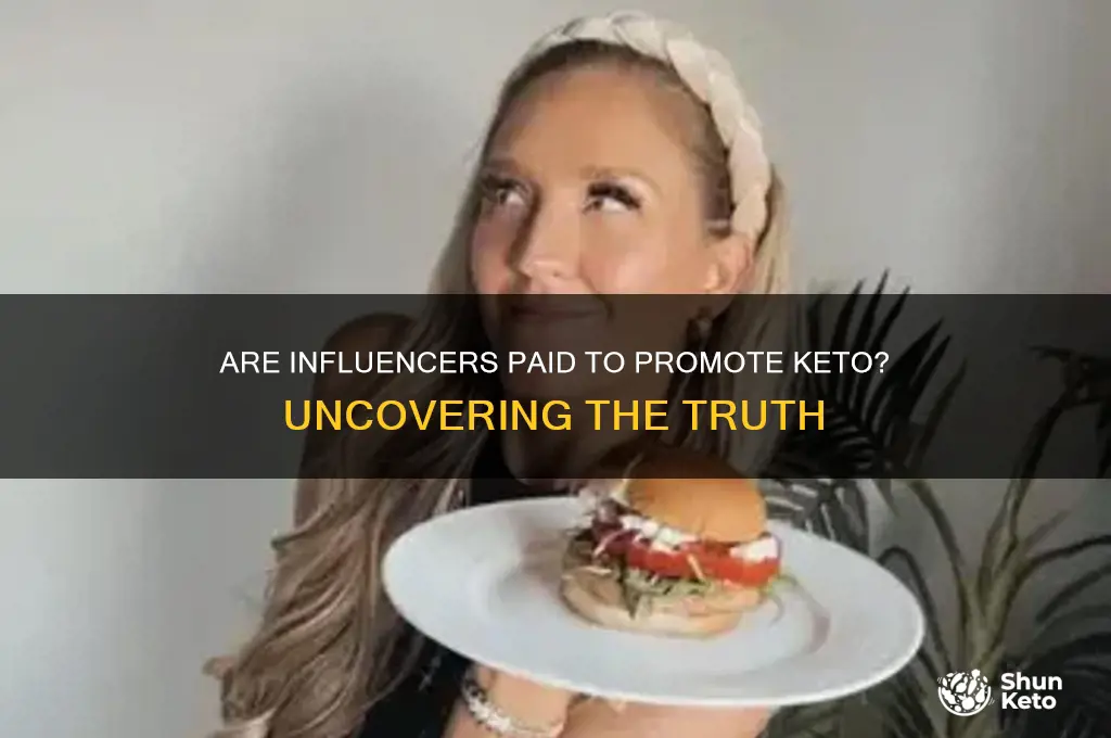 are people paid to advertise keto