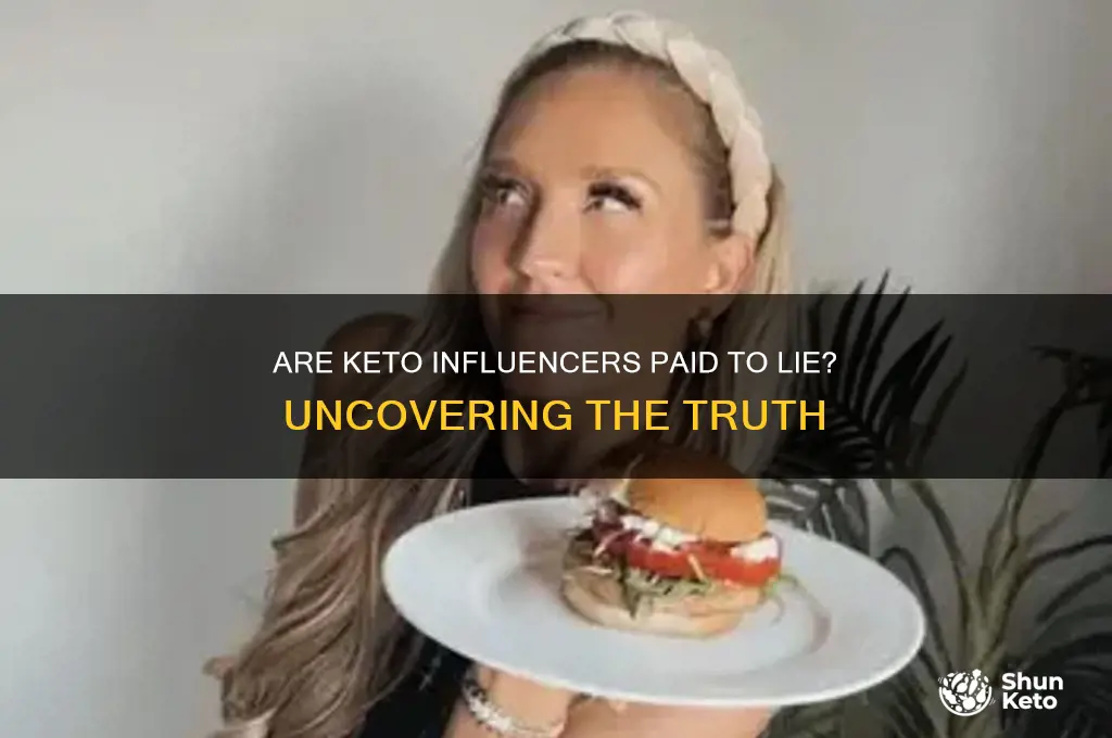 are people paid to lie about keto
