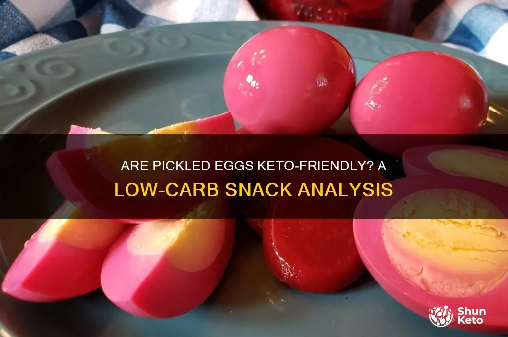 are pickeld eggs keto