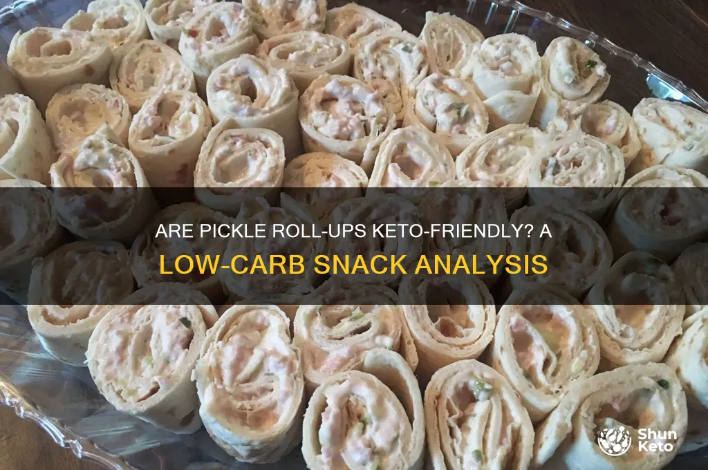 are pickle roll ups keto