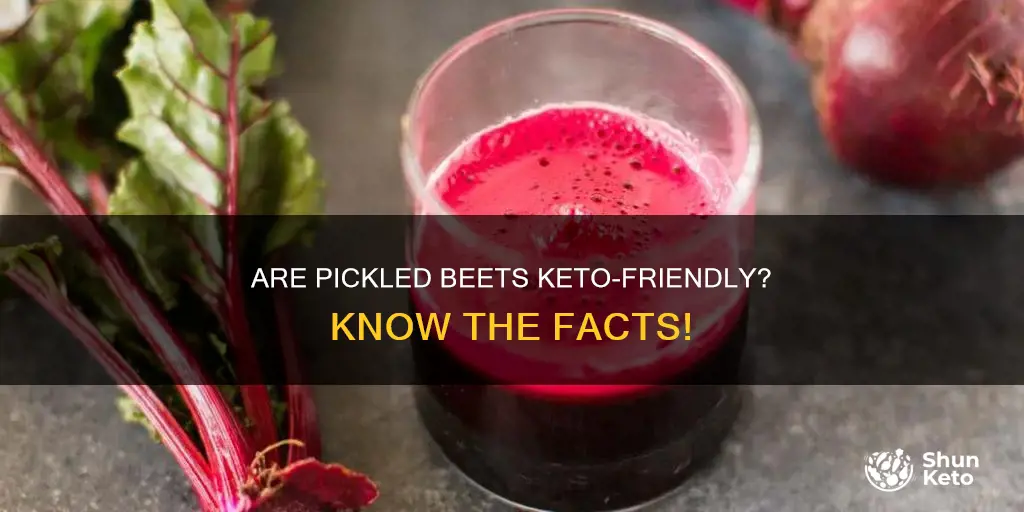 are pickled beets keto approved