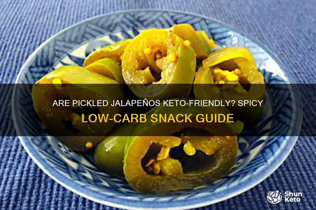 are pickled jalapenoes keto