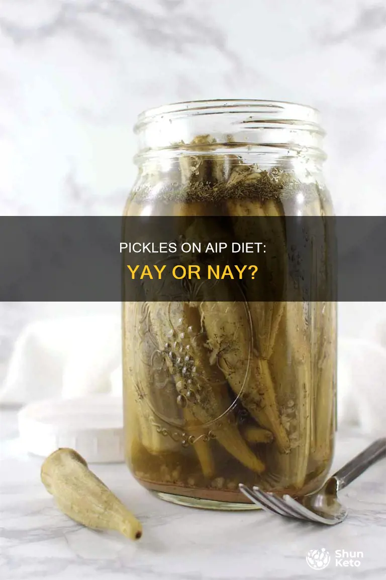 are pickles ok on aip diet
