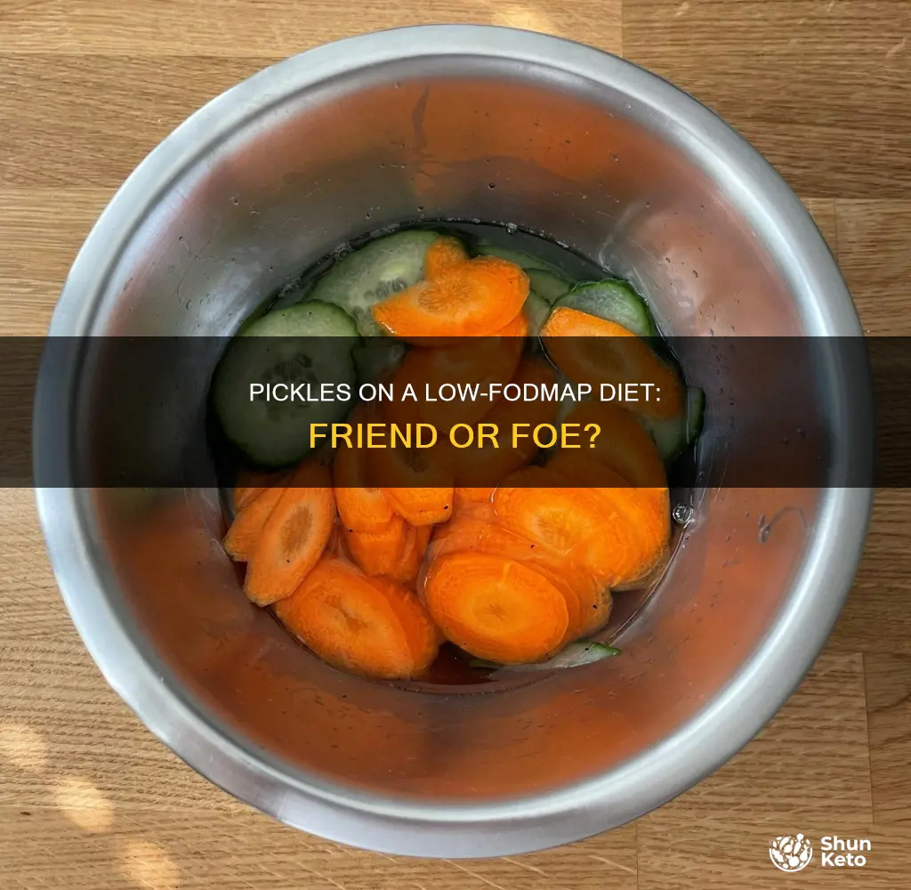 are pickles ok on fodmap diet