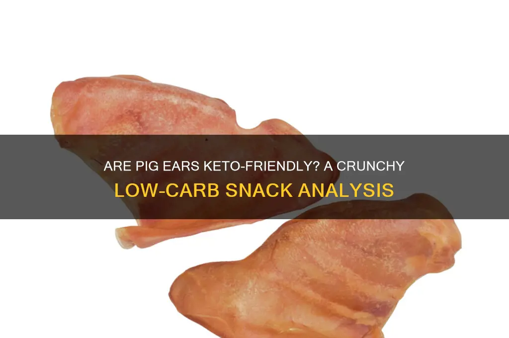 are pig ears keto