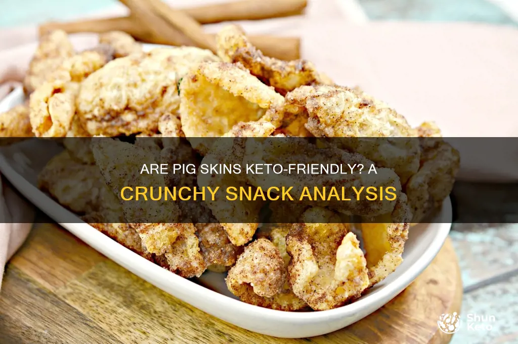 are pig skins keto