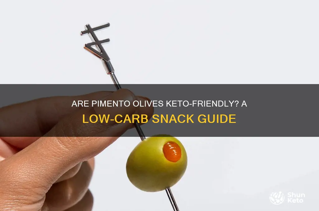 are pimento olives keto