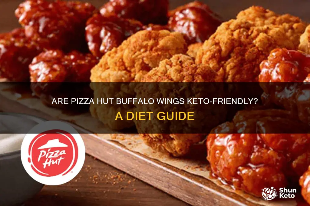 are pizza hut buffalo wings keto