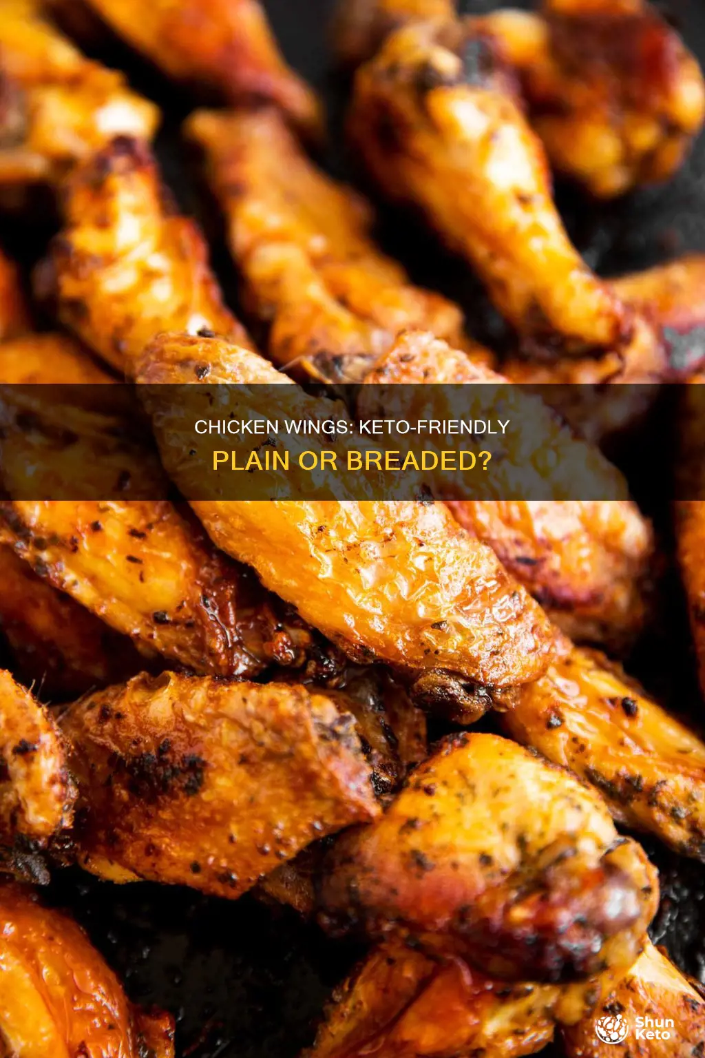 are plain chicken wings keto