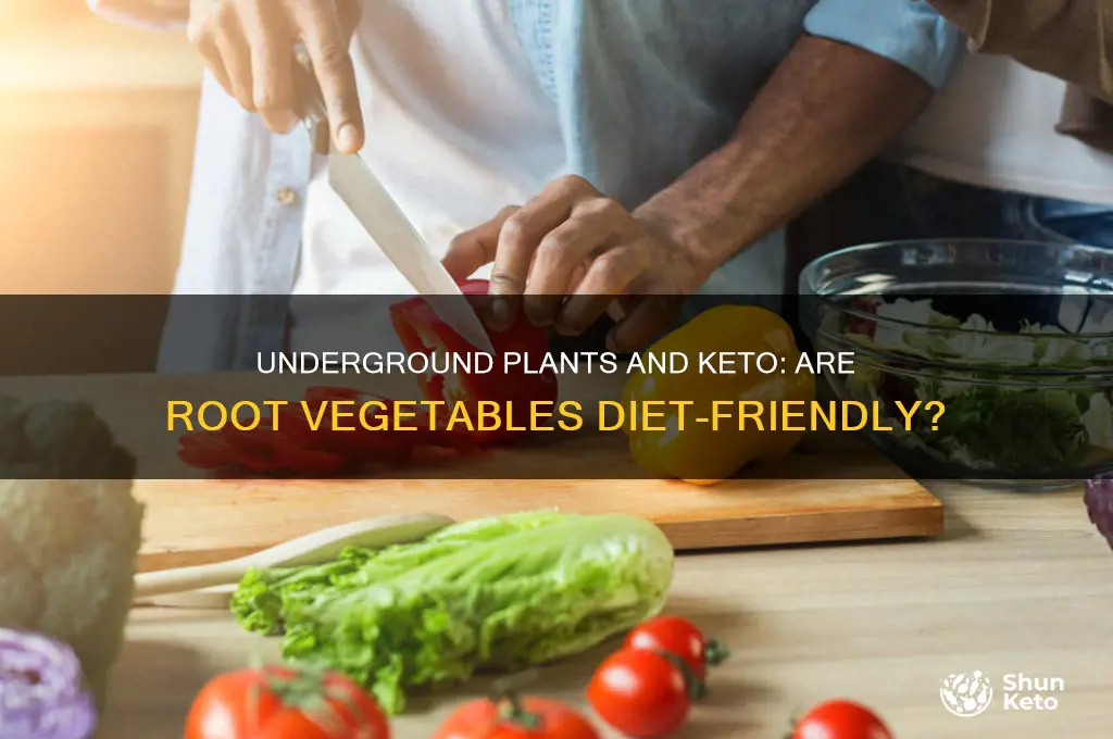 are plants grown underground ok on keto diet