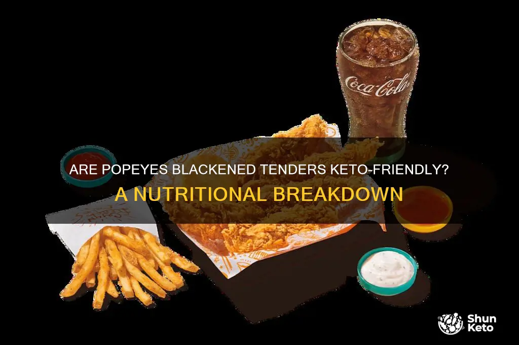 are popeyes blackened tenders keto