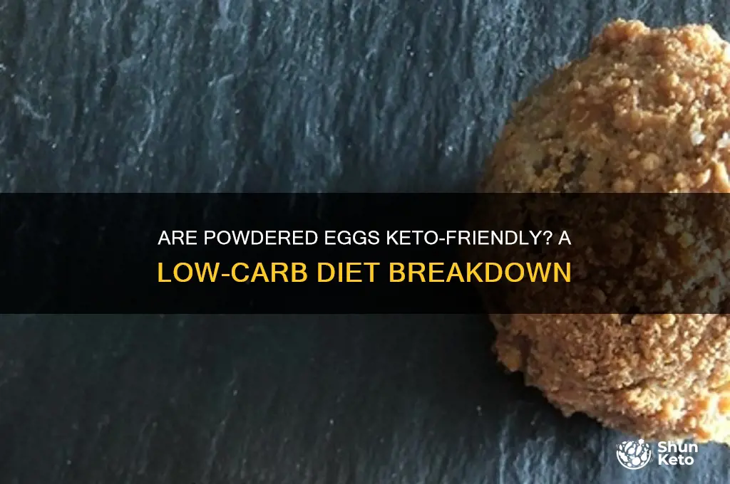 are powdered eggs keto