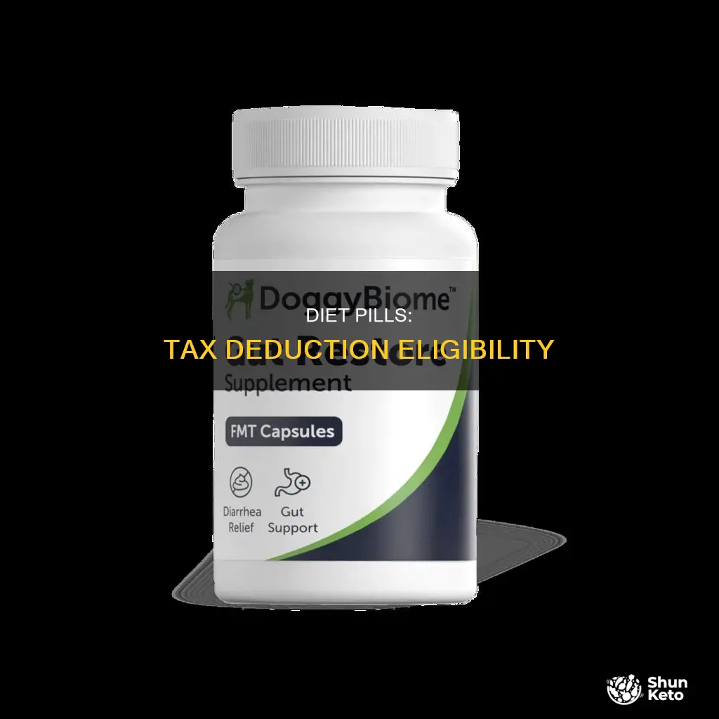 are prescription diet pills included in tax deductions