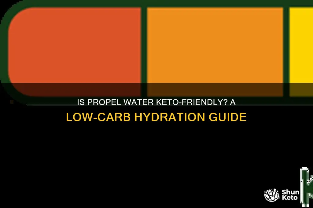 are propel waters keto