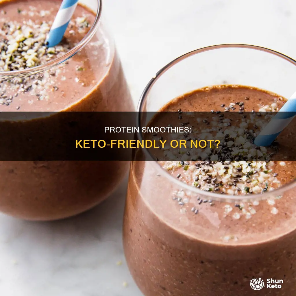 are protein smoothies keto