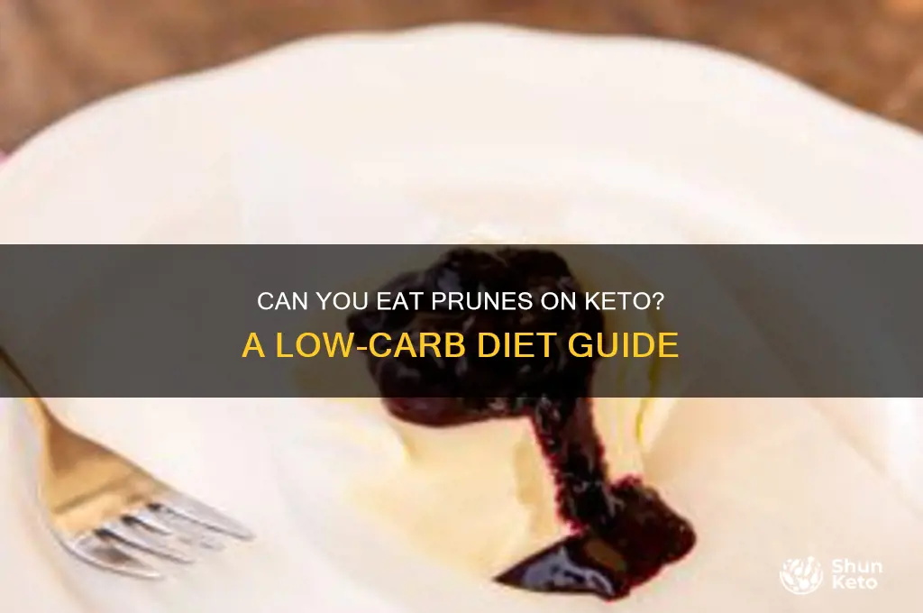 are prunes allowed on keto diet