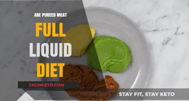 Meat Puree: A Full Liquid Diet Option?