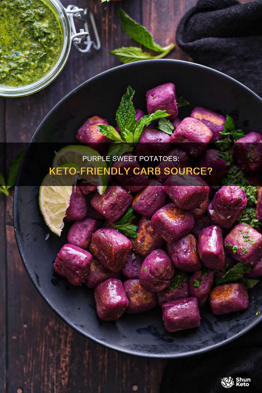 are purple sweet potato carbs keto