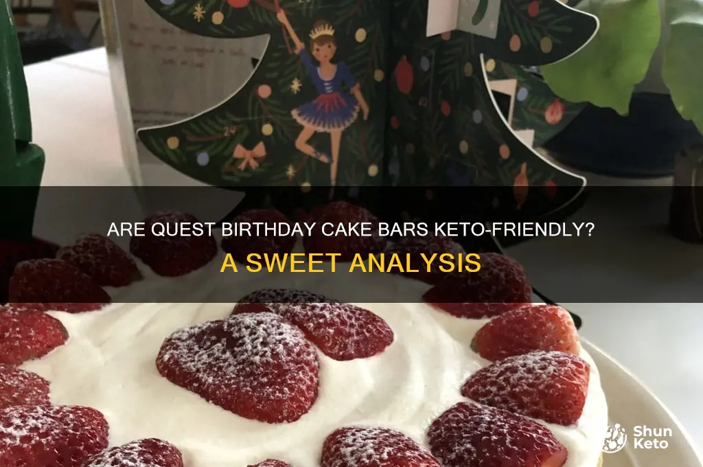 are quest birthday cake bars keto