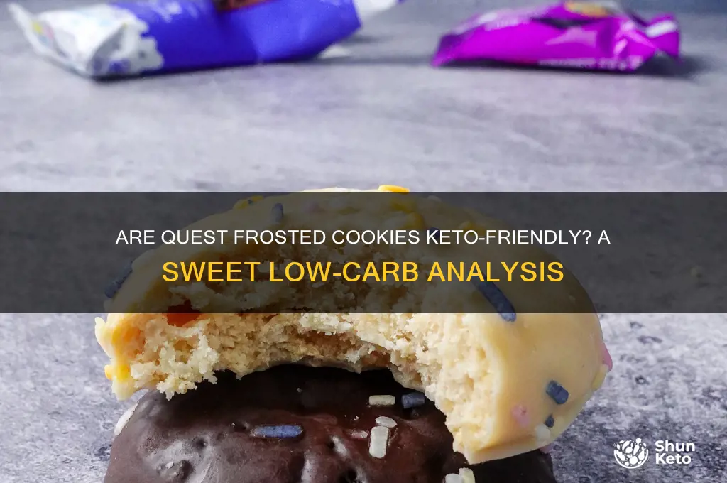 are quest frosted cookies keto