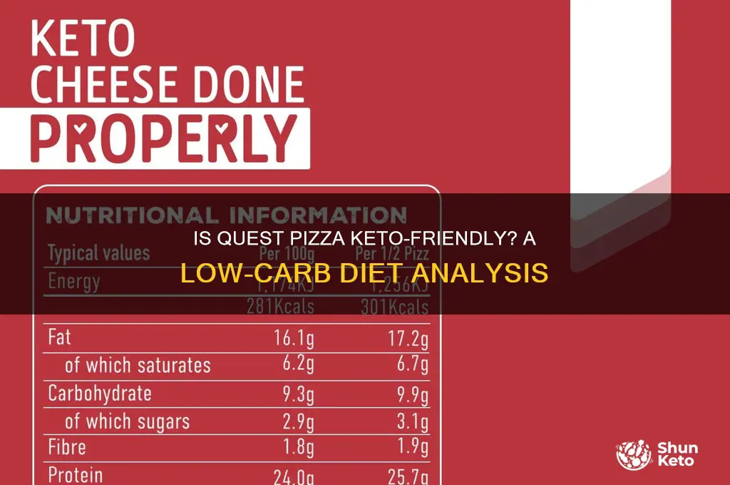 are quest pizza keto