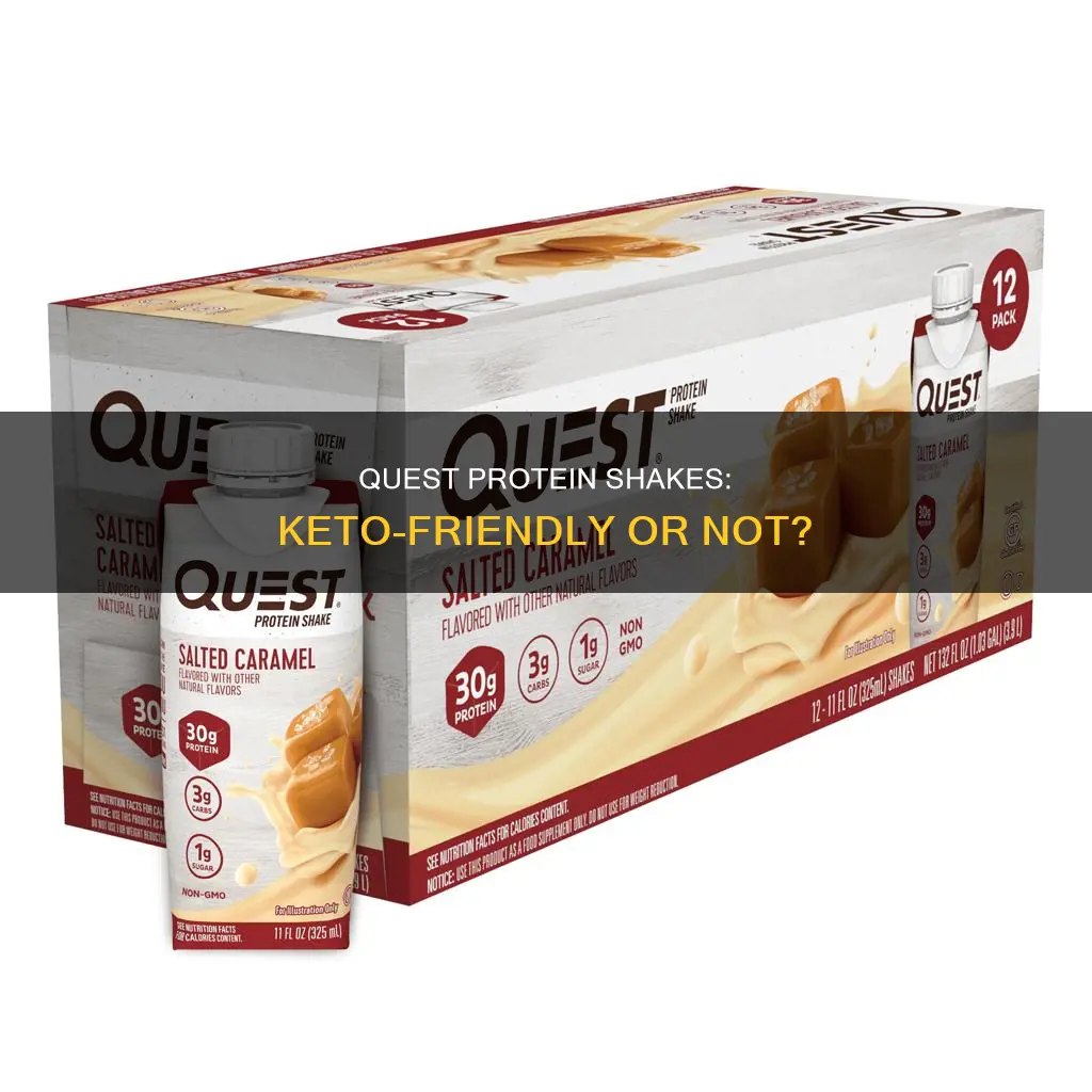 are quest protein shakes keto