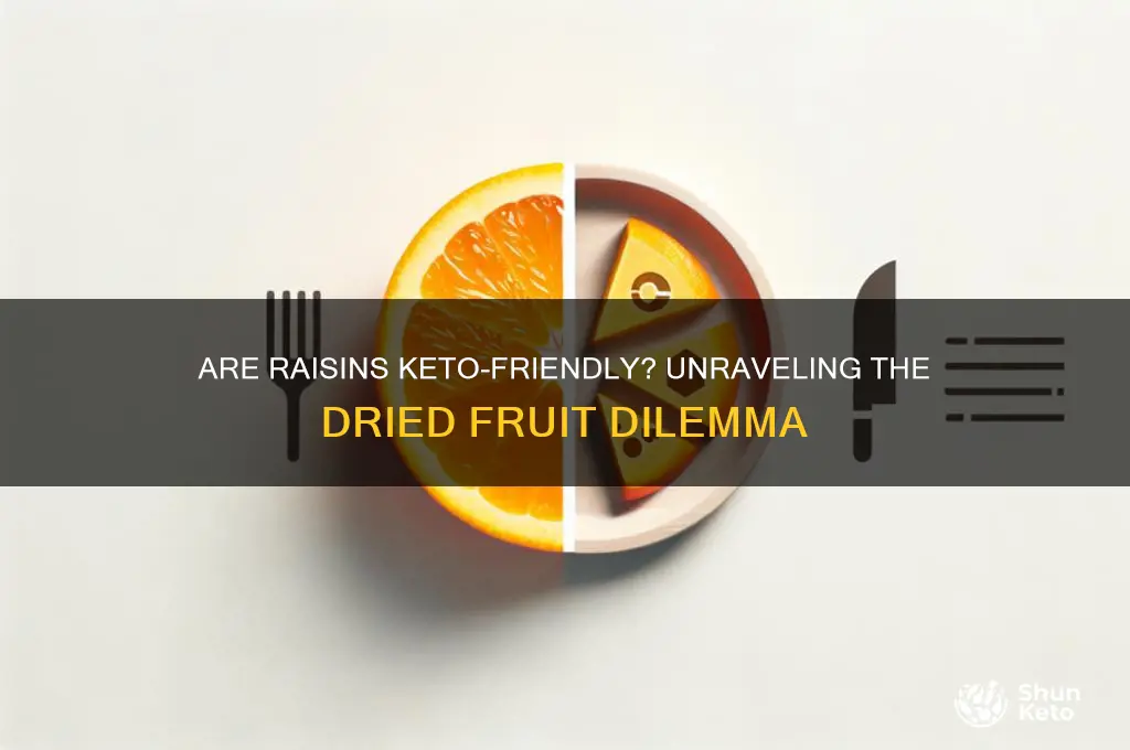 are raisins keto compliant