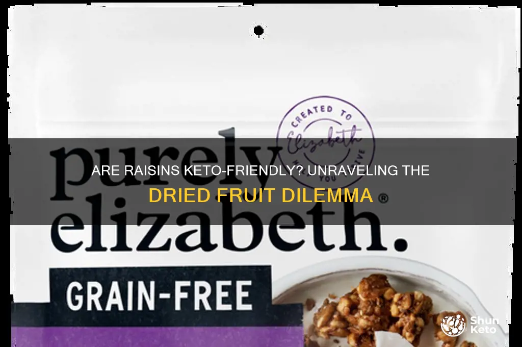 are raisins keto