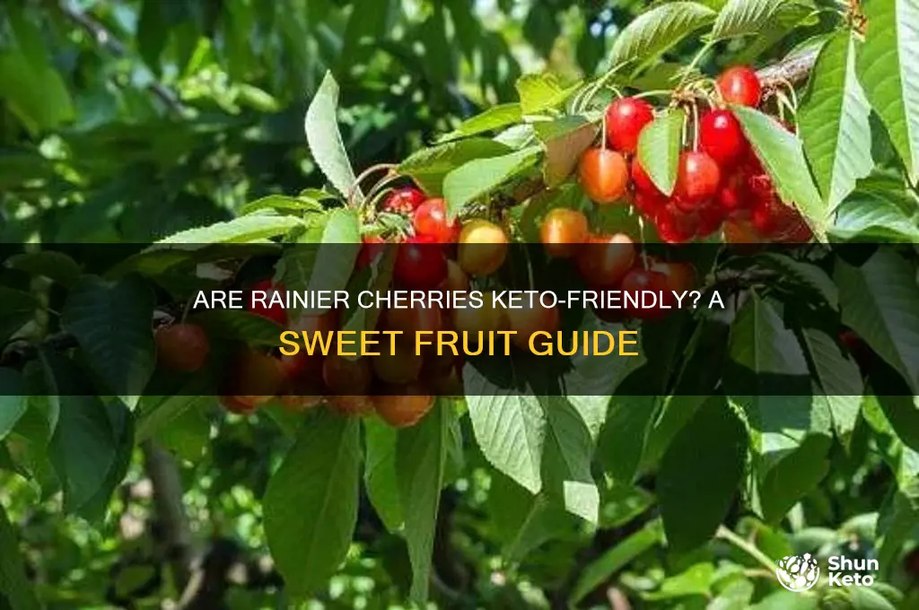 are ranier cherries keto